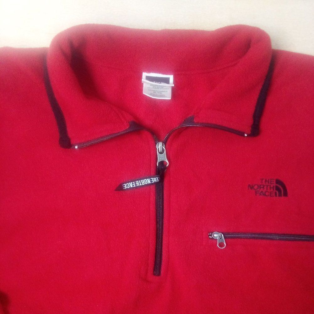 Vintage North Face Pullover Pocket Fleece Jacket